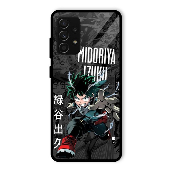 Young Midoriya Glass Back Case for Galaxy A53 5G