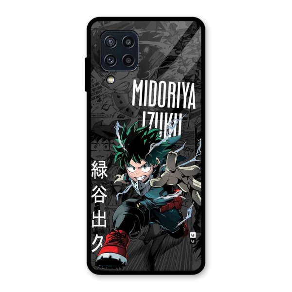 Young Midoriya Glass Back Case for Galaxy M32
