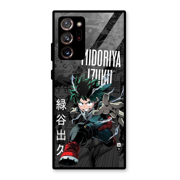 Young Midoriya Glass Back Case for Galaxy Note 20 Ultra 5G