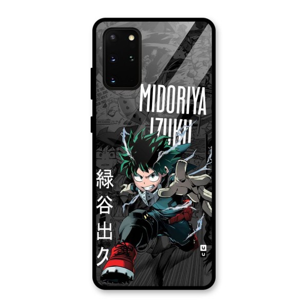 Young Midoriya Glass Back Case for Galaxy S20 Plus