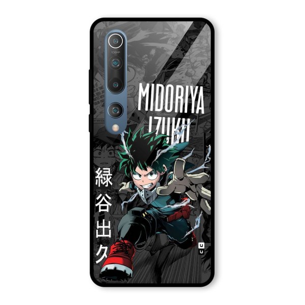 Young Midoriya Glass Back Case for Mi 10