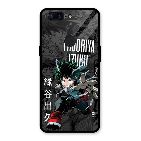 Young Midoriya Glass Back Case for OnePlus 5T