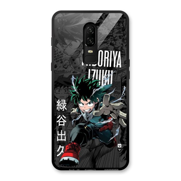 Young Midoriya Glass Back Case for OnePlus 6