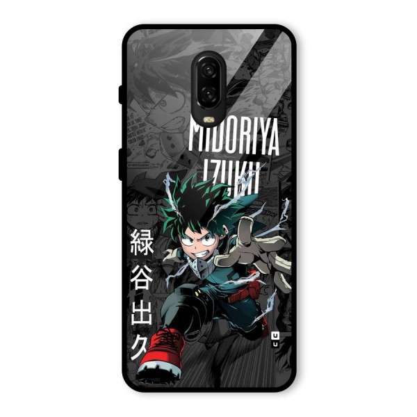 Young Midoriya Glass Back Case for OnePlus 6T