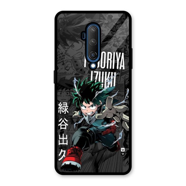 Young Midoriya Glass Back Case for OnePlus 7T Pro