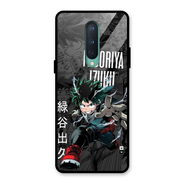 Young Midoriya Glass Back Case for OnePlus 8