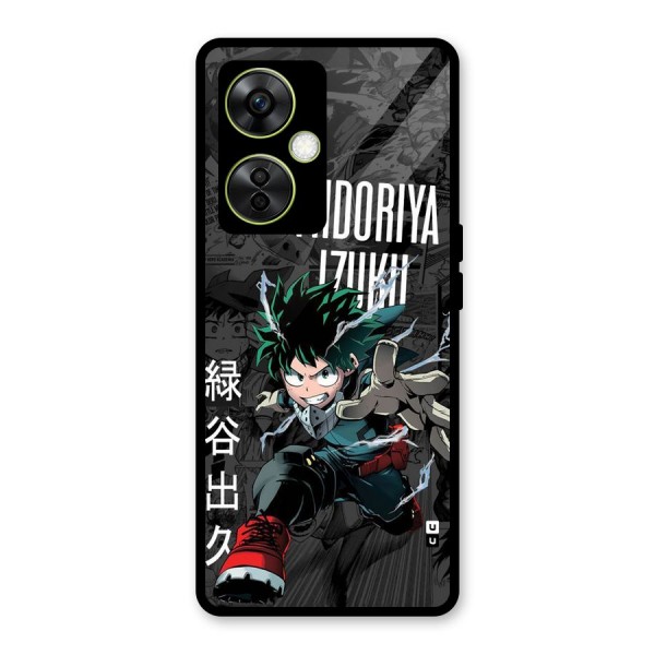Young Midoriya Glass Back Case for OnePlus Nord CE 3 Lite