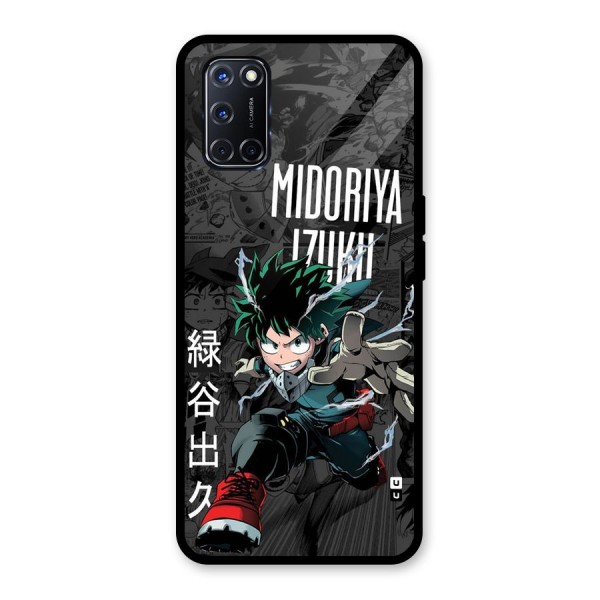 Young Midoriya Glass Back Case for Oppo A52