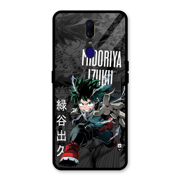 Young Midoriya Glass Back Case for Oppo F11