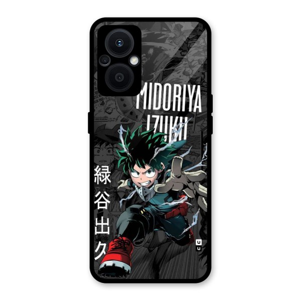 Young Midoriya Glass Back Case for Oppo F21s Pro 5G