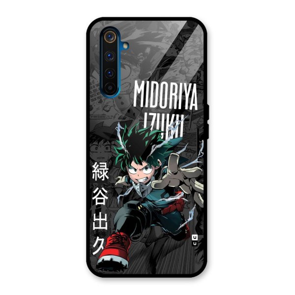 Young Midoriya Glass Back Case for Realme 6 Pro