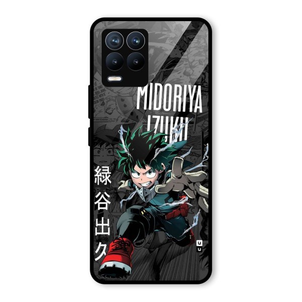 Young Midoriya Glass Back Case for Realme 8 Pro