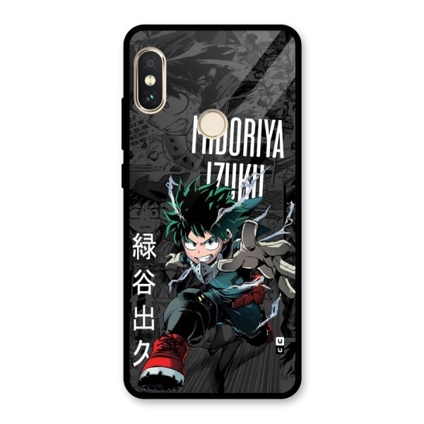 Young Midoriya Glass Back Case for Redmi Note 5 Pro