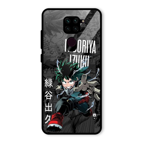 Young Midoriya Glass Back Case for Redmi Note 9