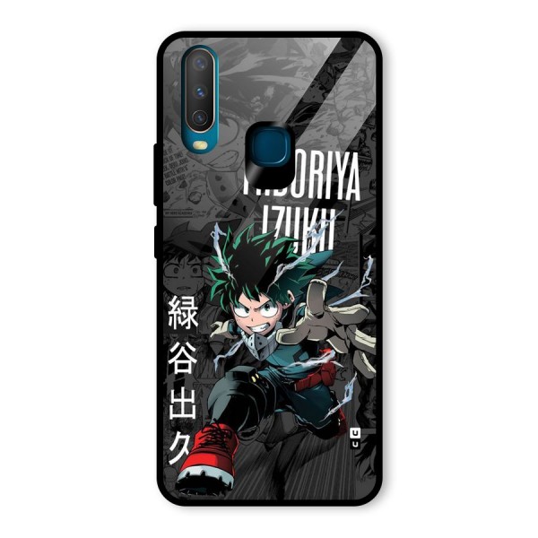 Young Midoriya Glass Back Case for Vivo Y12