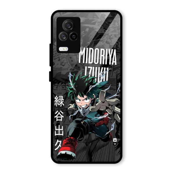 Young Midoriya Glass Back Case for Vivo iQOO 7 Legend 5G