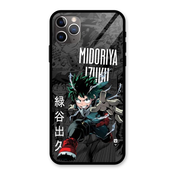 Young Midoriya Glass Back Case for iPhone 11 Pro Max