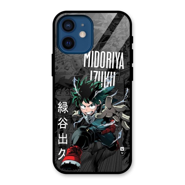 Young Midoriya Glass Back Case for iPhone 12 Mini