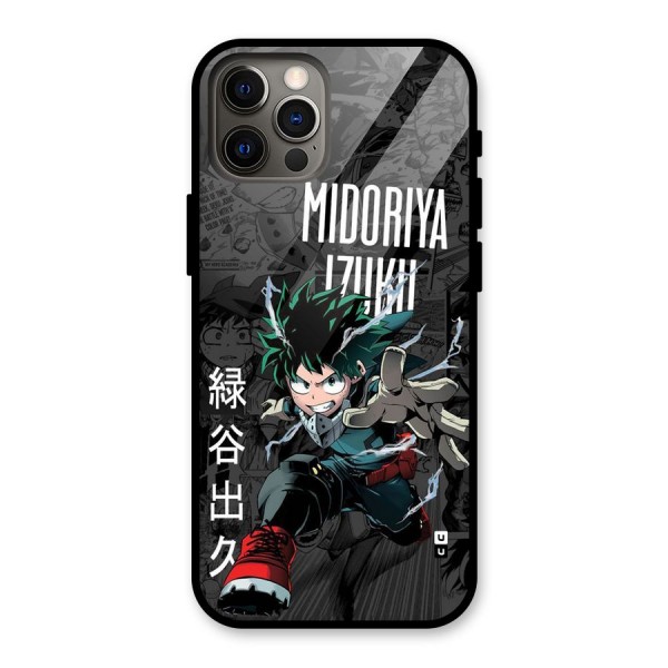 Young Midoriya Glass Back Case for iPhone 12 Pro