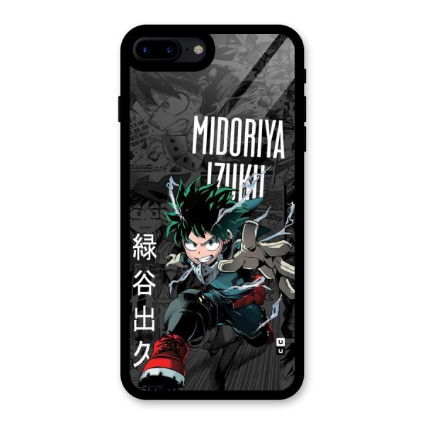 Young Midoriya Glass Back Case for iPhone 8 Plus