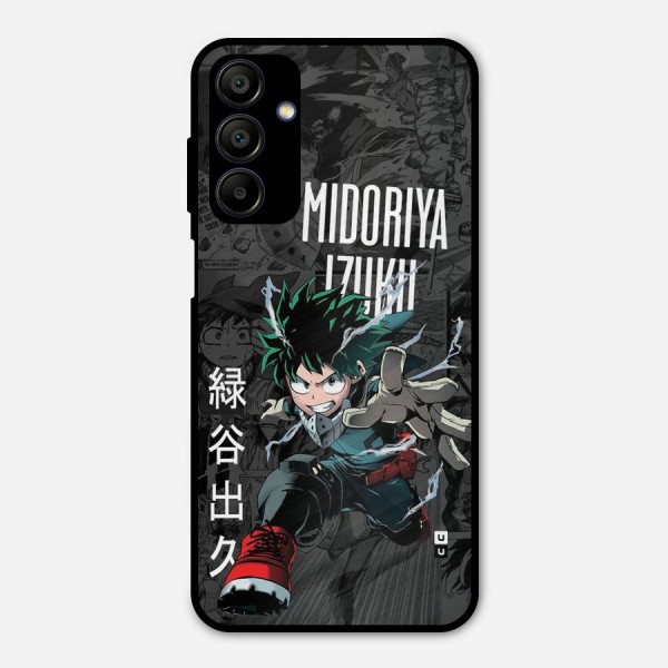 Young Midoriya Metal Back Case for Galaxy A15 5G