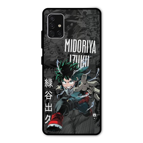 Young Midoriya Metal Back Case for Galaxy A51