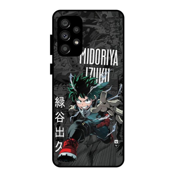 Young Midoriya Metal Back Case for Galaxy A73 5G