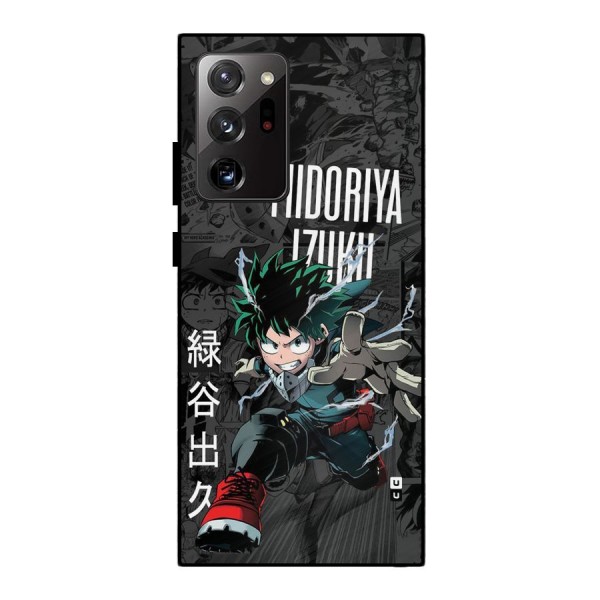 Young Midoriya Metal Back Case for Galaxy Note 20 Ultra