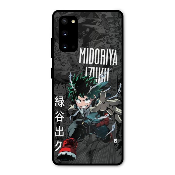 Young Midoriya Metal Back Case for Galaxy S20