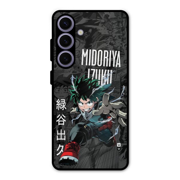 Young Midoriya Metal Back Case for Galaxy S24