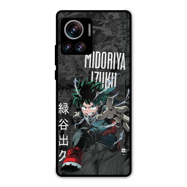Young Midoriya Metal Back Case for Motorola Edge 30 Ultra