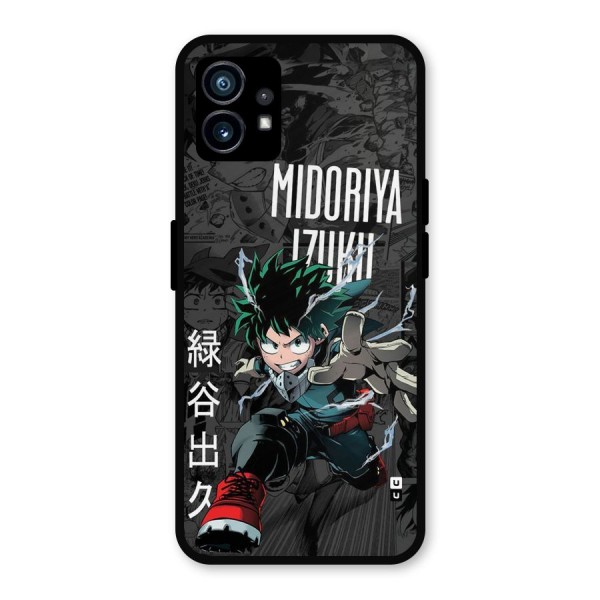 Young Midoriya Metal Back Case for Nothing Phone 1