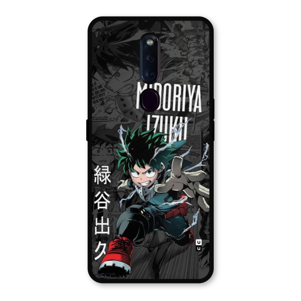 Young Midoriya Metal Back Case for Oppo F11 Pro