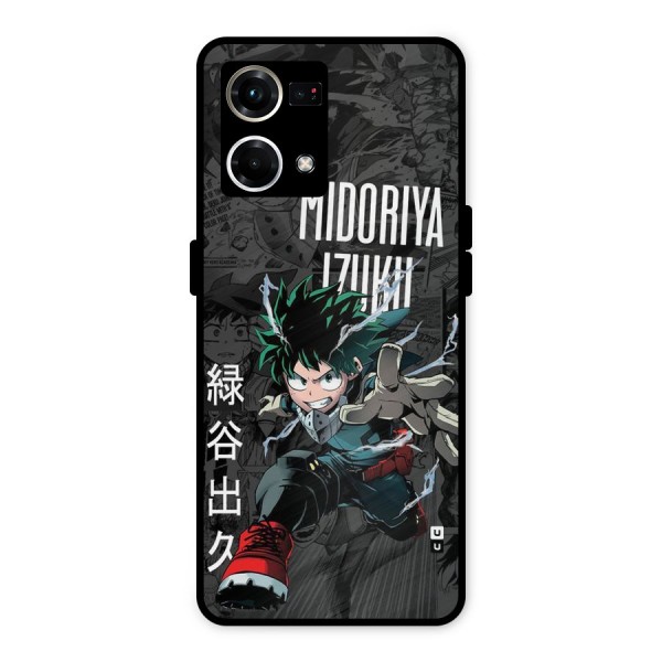 Young Midoriya Metal Back Case for Oppo F21 Pro 4G