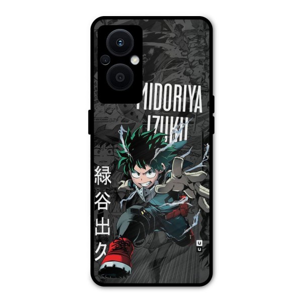 Young Midoriya Metal Back Case for Oppo F21s Pro 5G