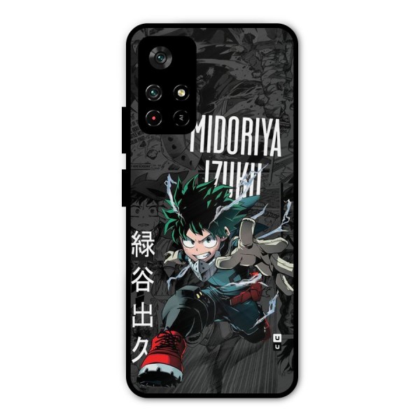 Young Midoriya Metal Back Case for Poco M4 Pro 5G