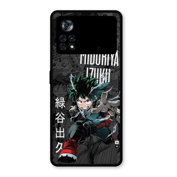 Young Midoriya Metal Back Case for Poco X4 Pro 5G