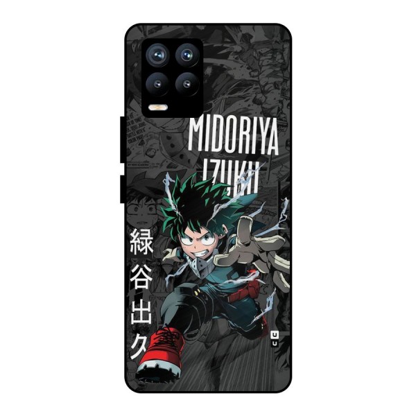 Young Midoriya Metal Back Case for Realme 8 Pro