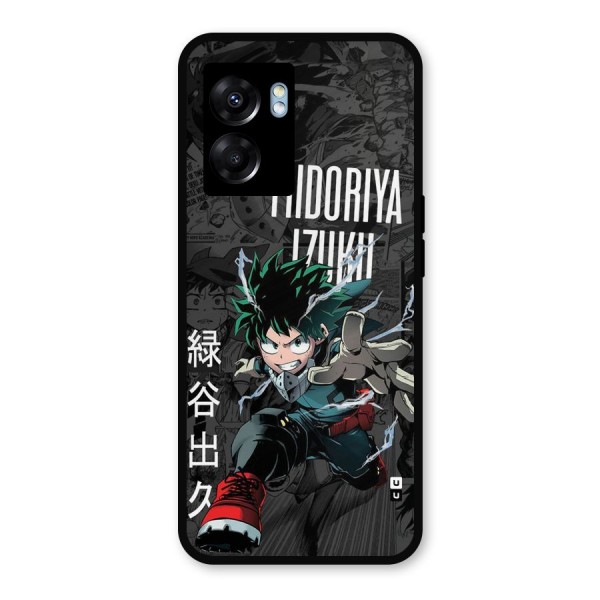 Young Midoriya Metal Back Case for Realme Narzo 50 5G