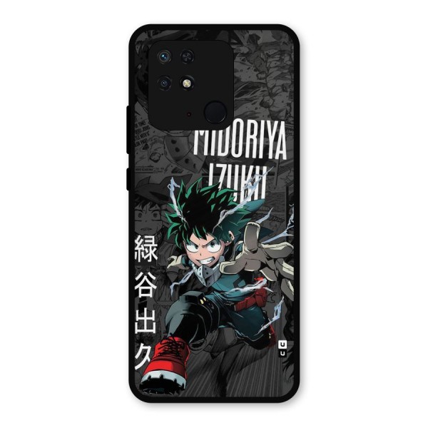 Young Midoriya Metal Back Case for Redmi 10 Power