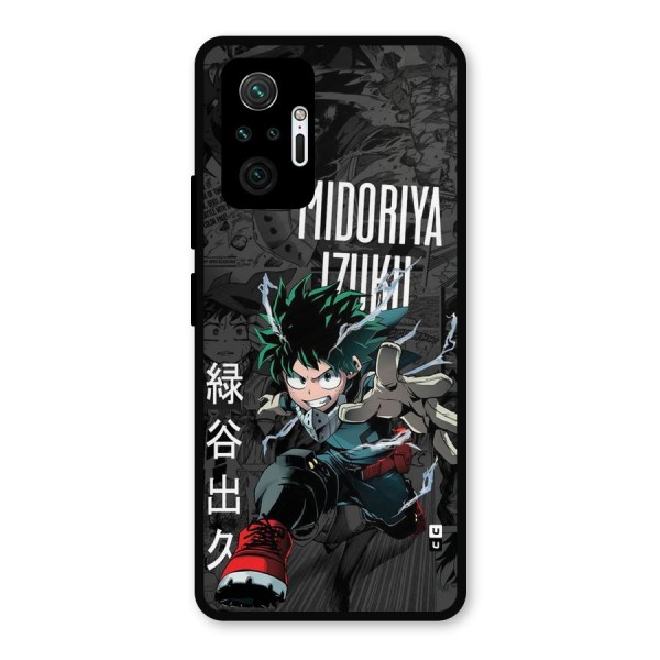 Young Midoriya Metal Back Case for Redmi Note 10 Pro Max