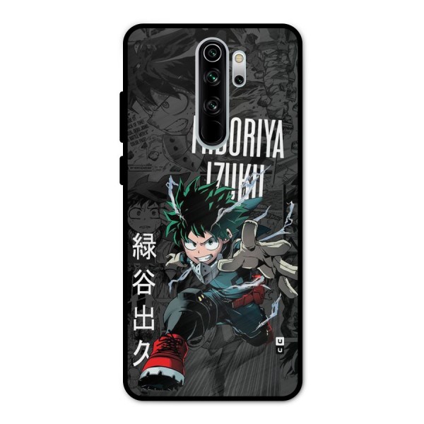 Young Midoriya Metal Back Case for Redmi Note 8 Pro