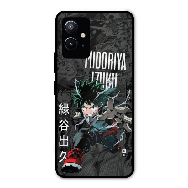 Young Midoriya Metal Back Case for Vivo T1 5G