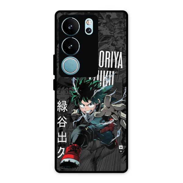 Young Midoriya Metal Back Case for Vivo V29