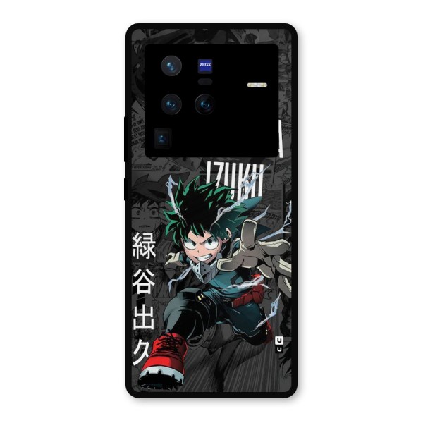 Young Midoriya Metal Back Case for Vivo X80 Pro