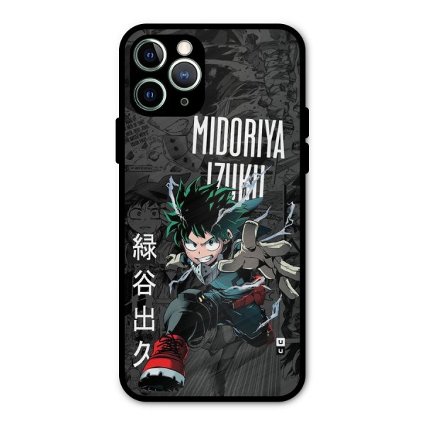 Young Midoriya Metal Back Case for iPhone 11 Pro Max