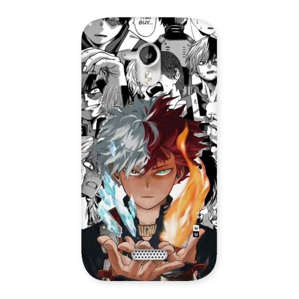 Young Todoroki Back Case for Canvas HD A116