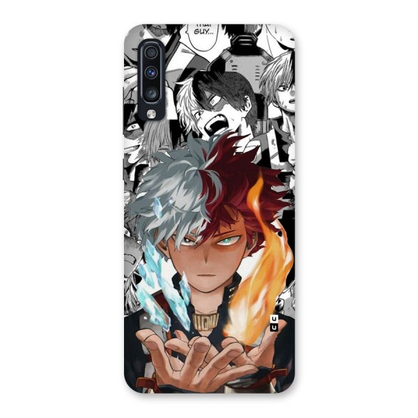 Young Todoroki Back Case for Galaxy A70s