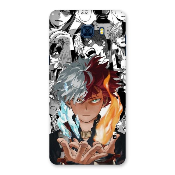 Young Todoroki Back Case for Galaxy C7 Pro