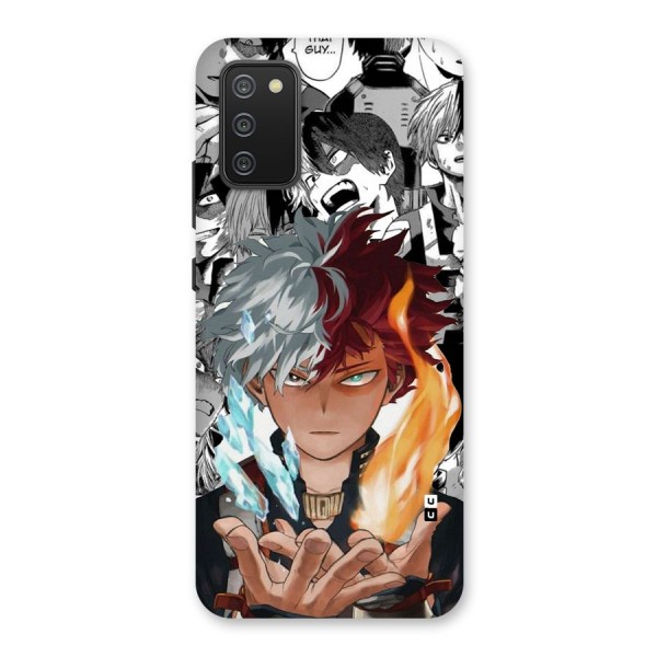 Young Todoroki Back Case for Galaxy F02s